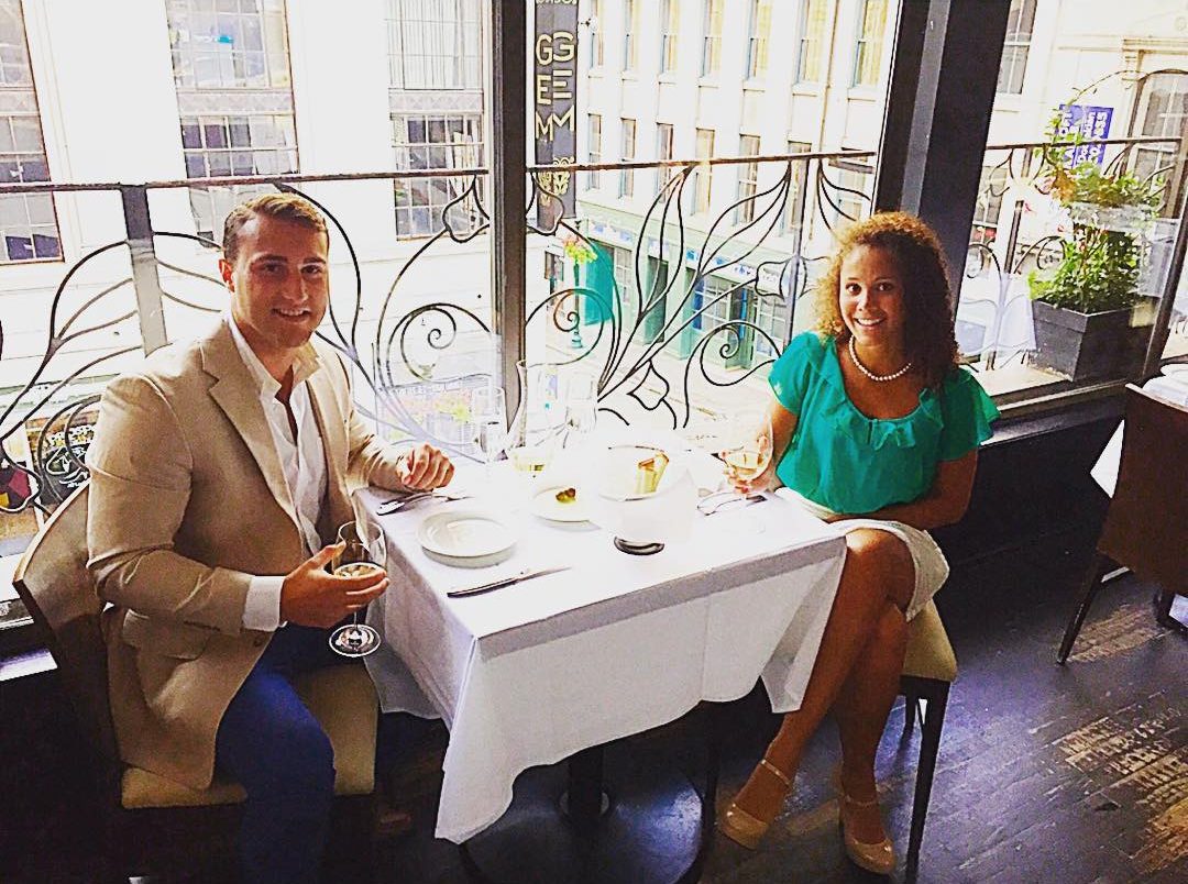Cheers to Boston's cutest couple Xander Cannon & Olivia Goodson